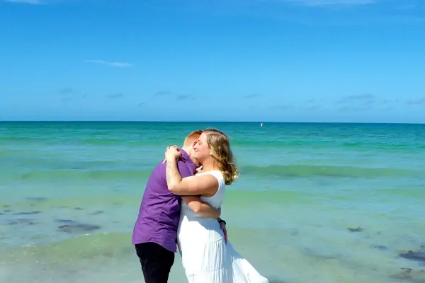 beach wedding in Clearwater, FL & St Petersburg, FL